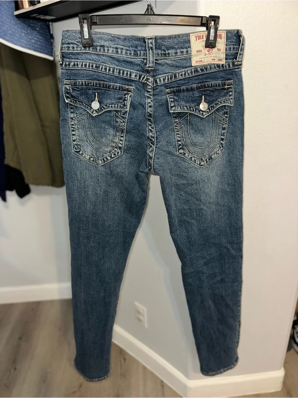 True Religion Men's Blue Relaxed slim Jeans